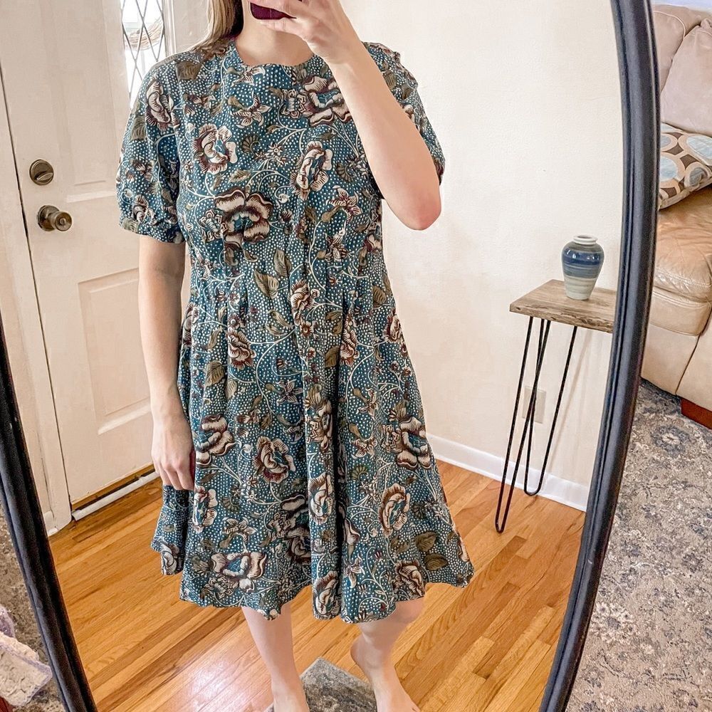 Peruvian Connection Calico Rose Mini Dress - Picture 8 of 8